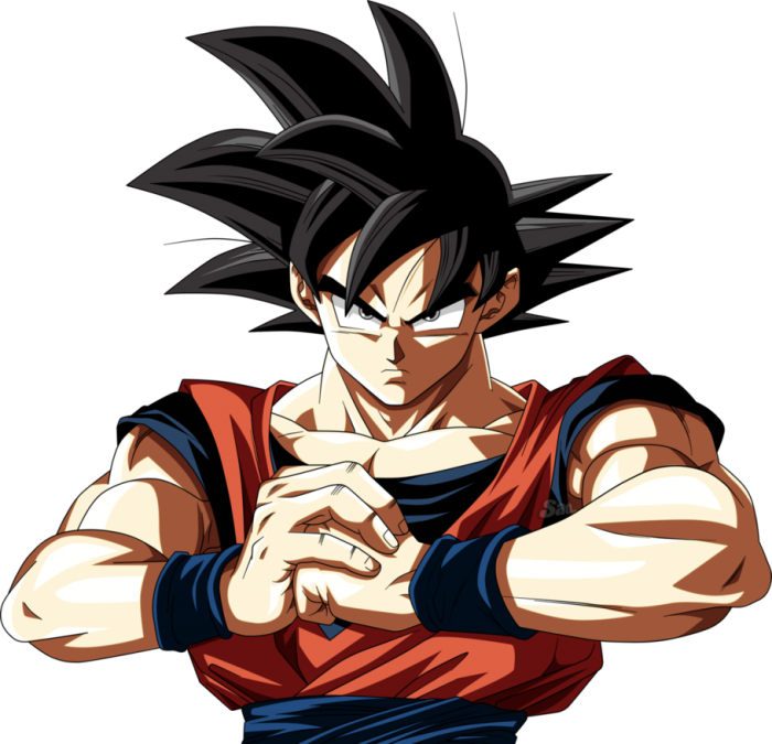 Goku Feliz Png - Goku Tournament Of Power (700x675), Png Download