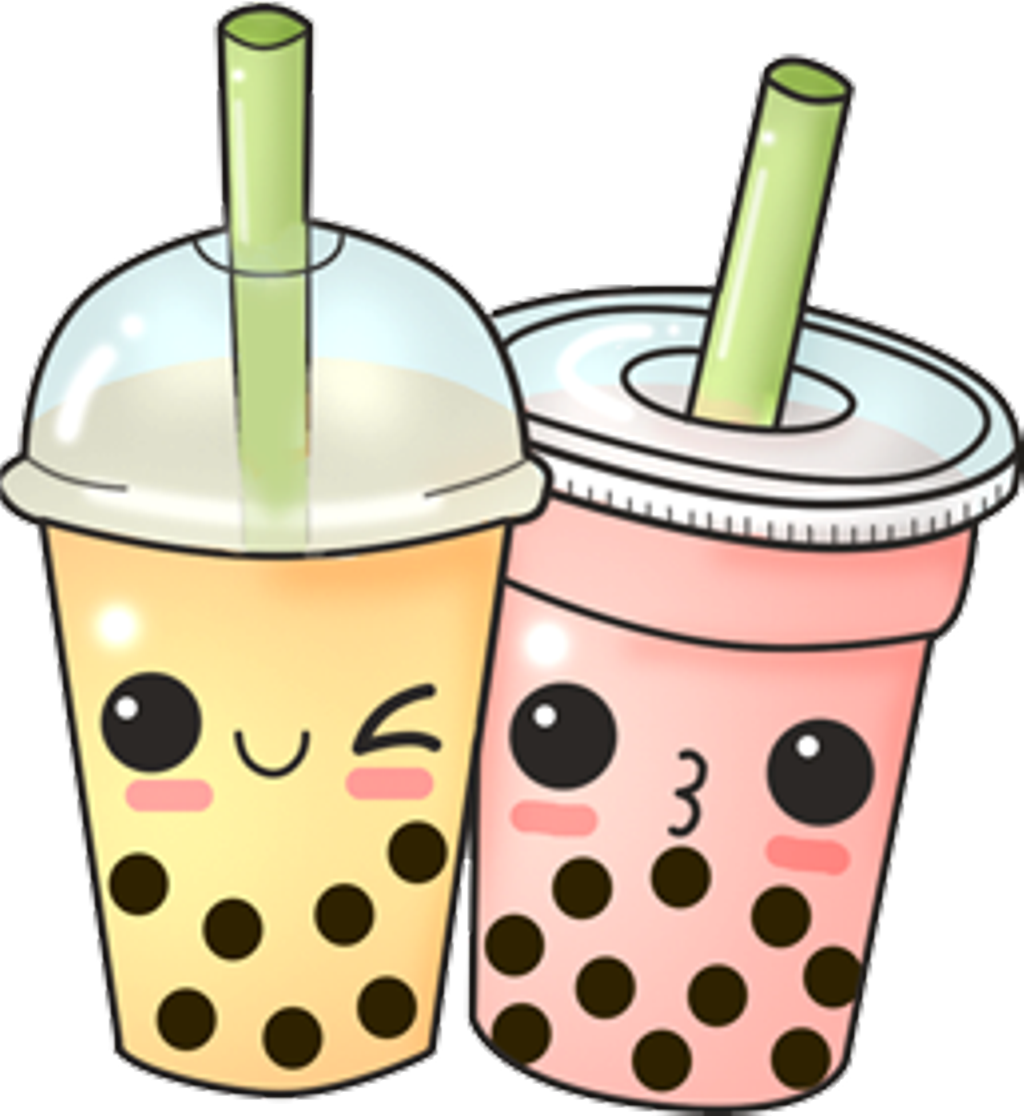 #bubbletea #boba #tea #sticker #cute #freetoedit - Boba Milk Tea Clip Art (1024x1116), Png Download