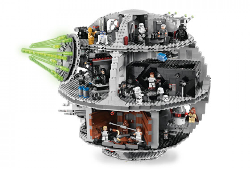 Lego Star Wars Death Star Figs (980x980), Png Download