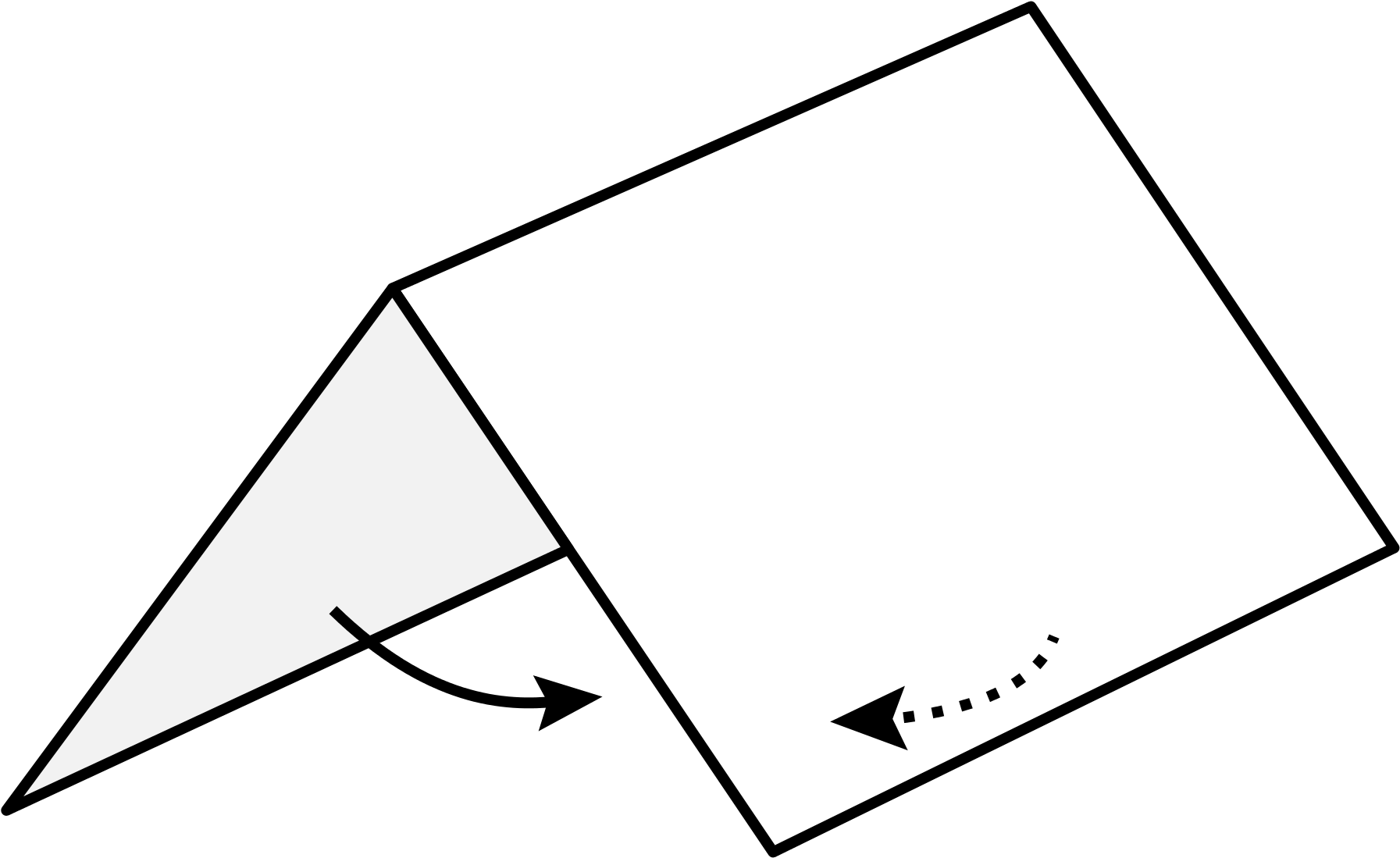 Filemountain Foldsvg Wikimedia Mons Fold Up Bed Fold - Origami Mountain Fold (2000x1302), Png Download