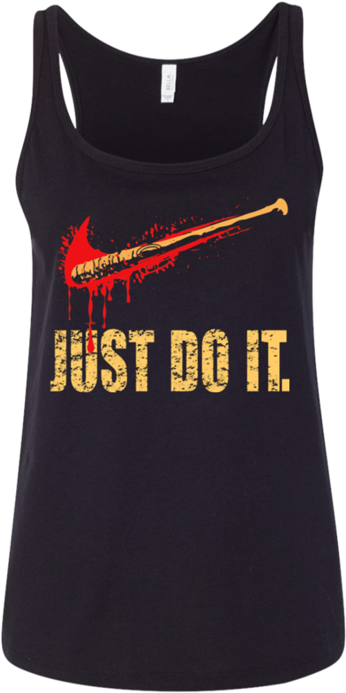 Unbelievable Lucille Just Do It Funny Logo Nike T Shirt - Shirt (1024x1024), Png Download
