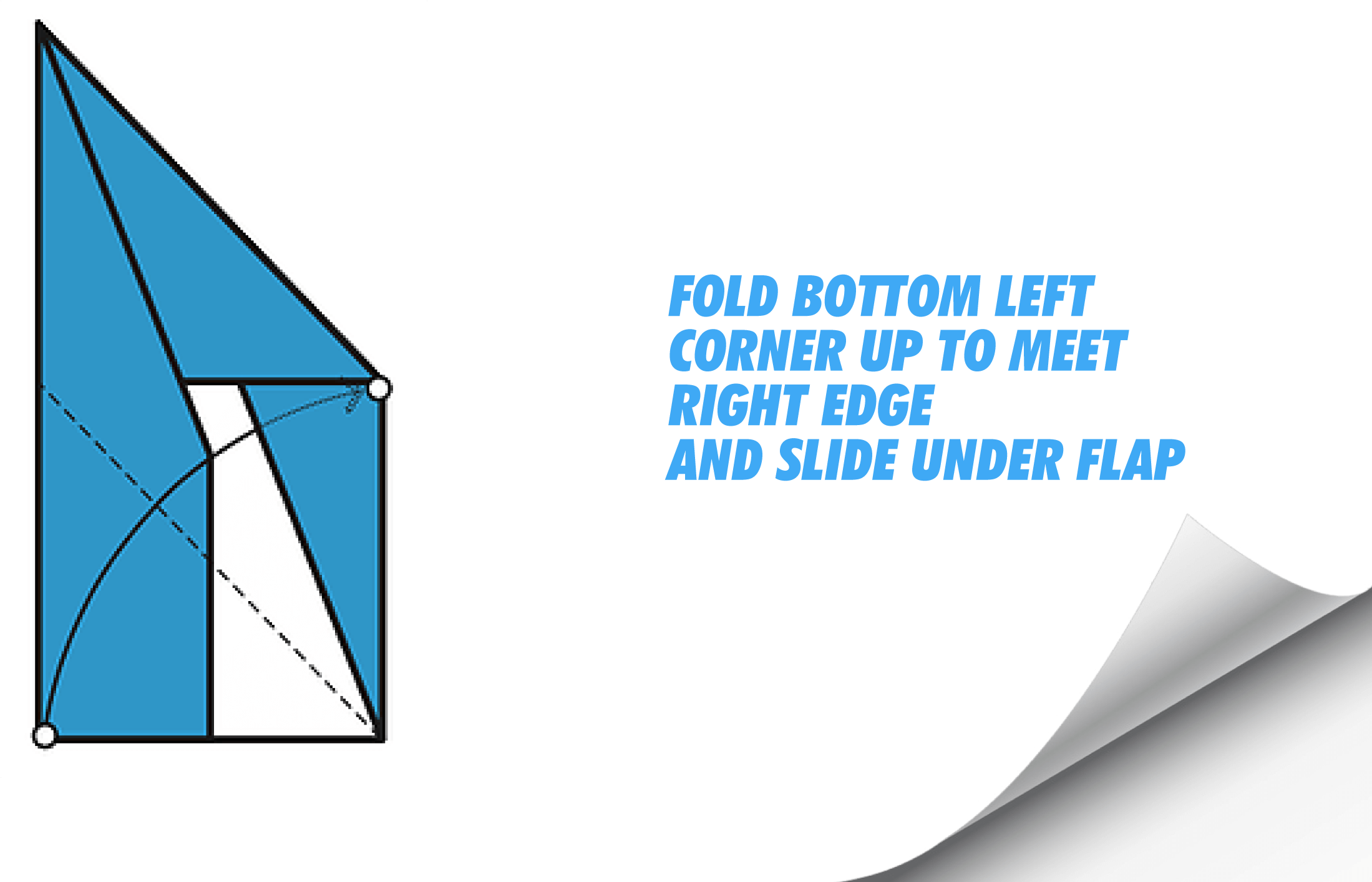 Paper For Water How To Make - Triangle (2371x1579), Png Download