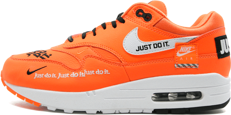 Nike Air Max Just Do It Orange (1000x600), Png Download