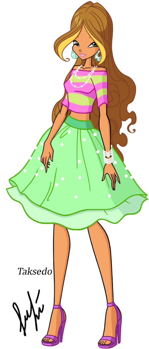 592 X 1350 5 - Winx Flora Glam Glitter (592x1350), Png Download