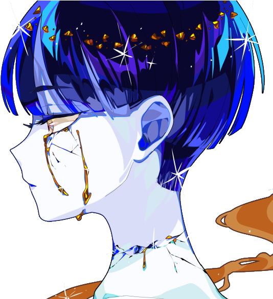 Officer John Terf - Houseki No Kuni Dia Sketch (585x585), Png Download