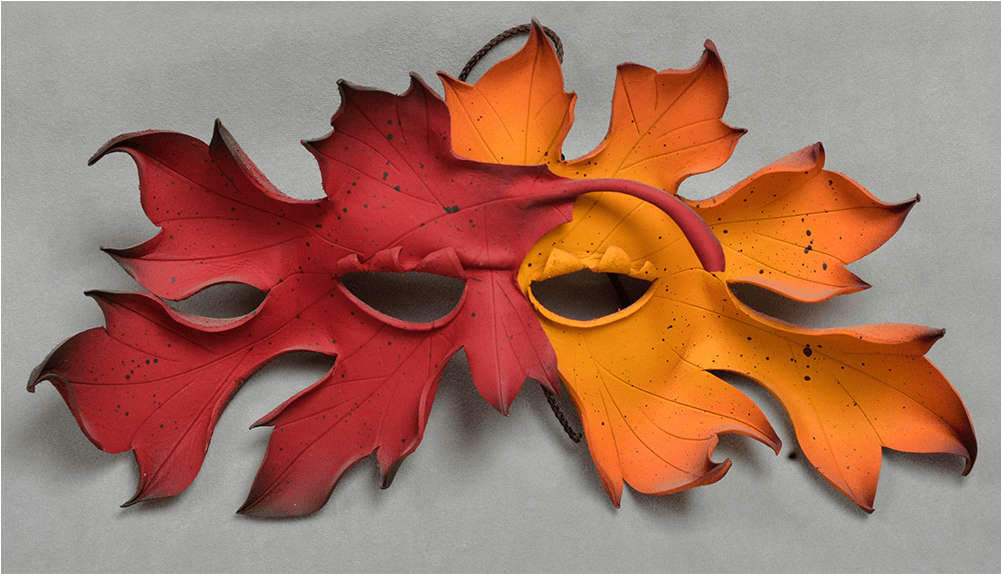 New Orleans Mardi Gras Masks Png - Maple Leaf (1000x1000), Png Download