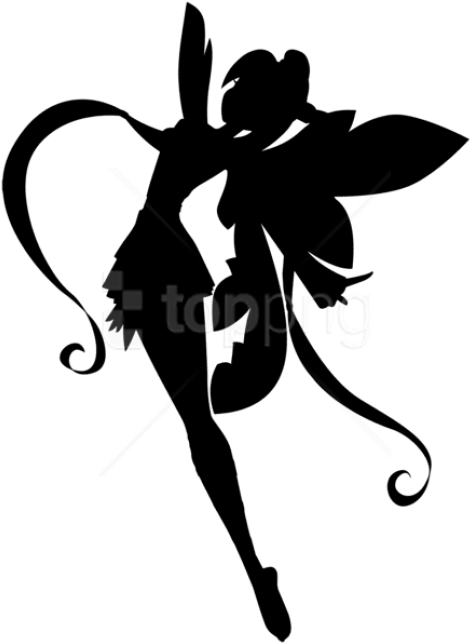 Free Png Fairy Silhouette Transparent Png - Transparent Fairy Clipart (480x648), Png Download