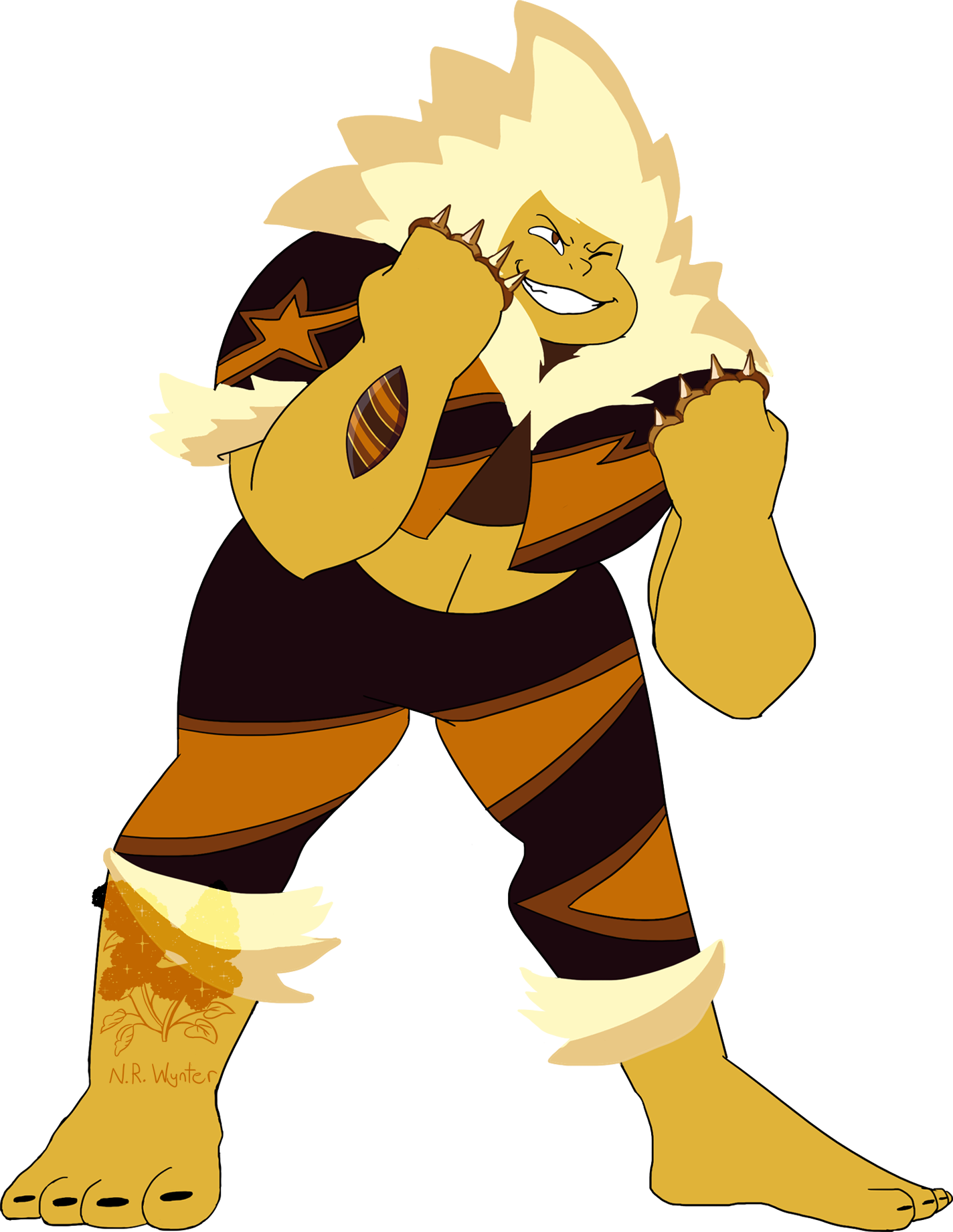 Tiger's Eye - Cartoon (1424x1842), Png Download