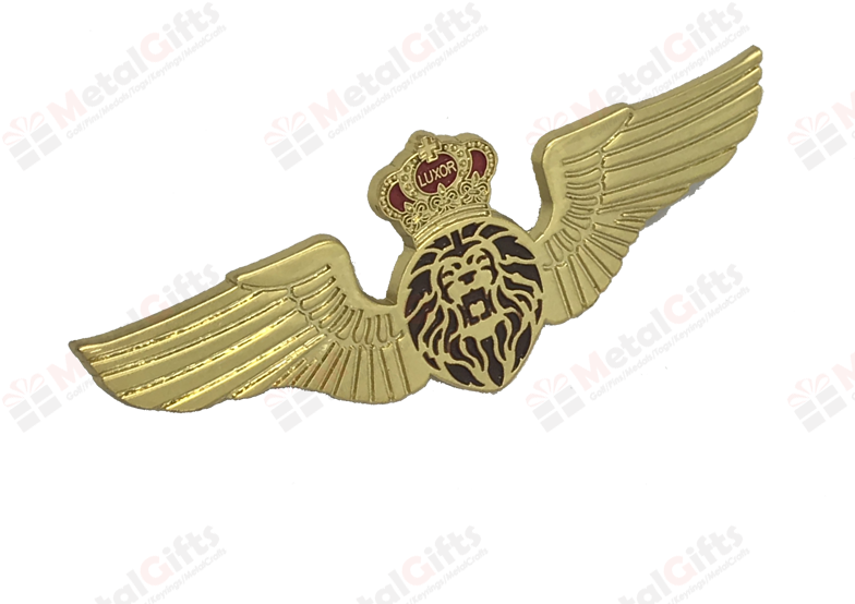 Metal Badge Personalized Wing Badge Metal Pin Gold - Golden Eagle (800x600), Png Download