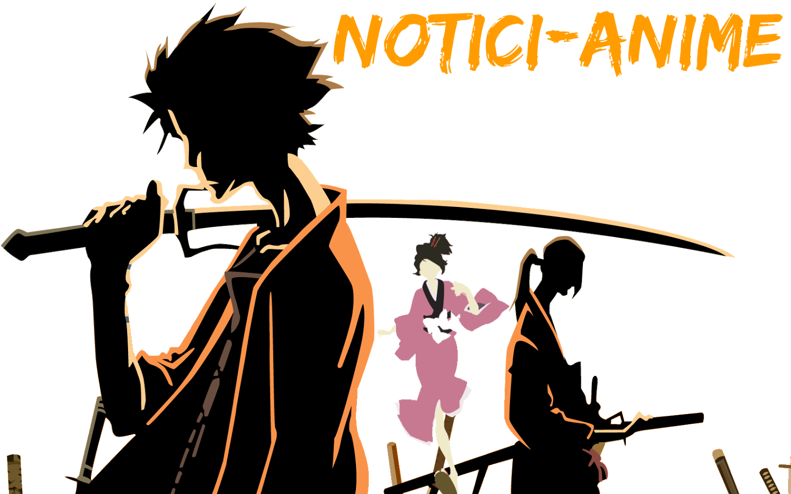 Fuu Una Chica De 15 Años Que Trabaja En Una Casa De - Samurai Champloo Wallpaper 4k (1600x1000), Png Download