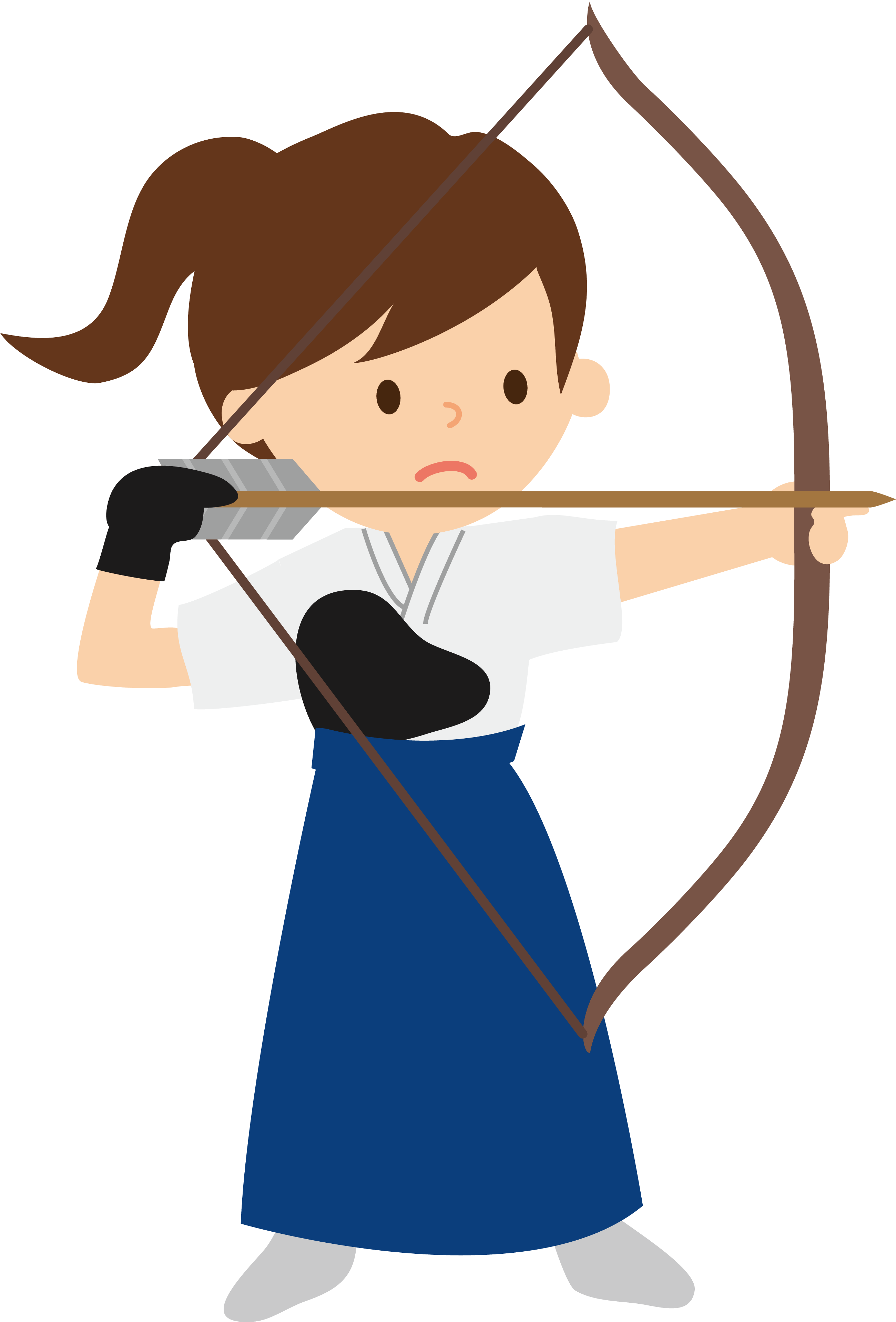 2 Green Arrow Injustice - Kyudo Clipart (2605x3840), Png Download