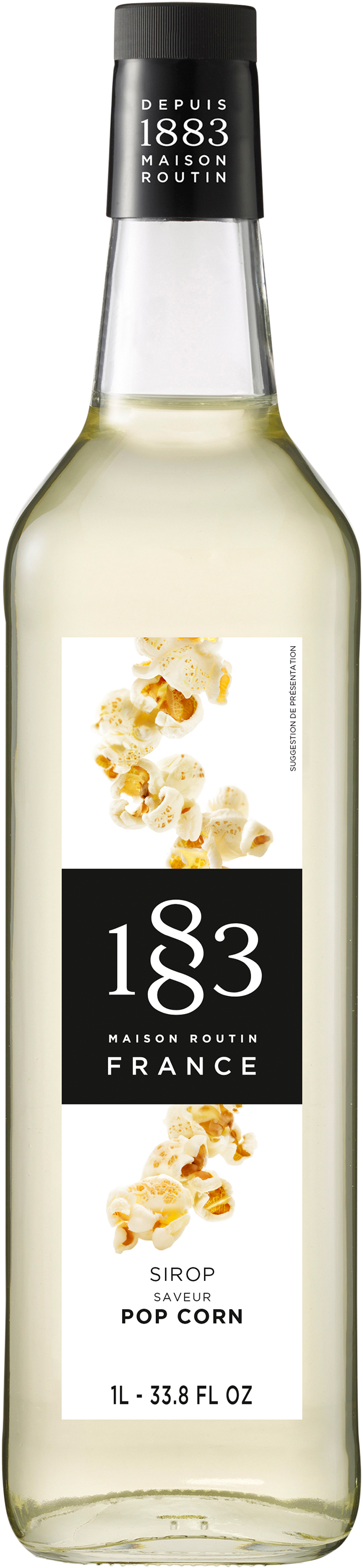New - Popcorn Syrup 1883 (695x2941), Png Download
