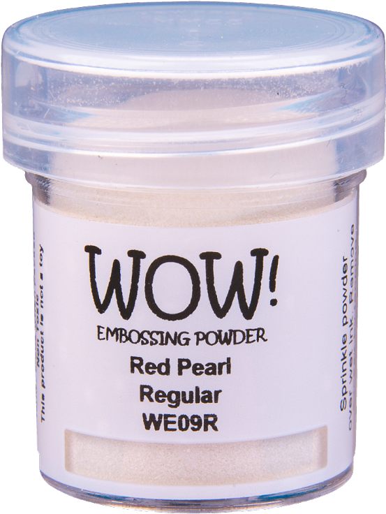 Red Pearl - Wow Embossing Powder White Pearl (558x750), Png Download