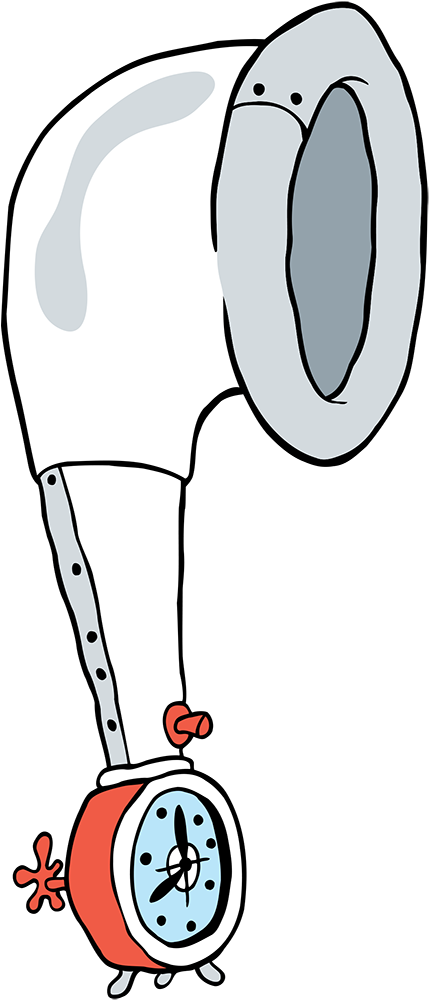 Spongebob's Alarm Clock (600x1050), Png Download