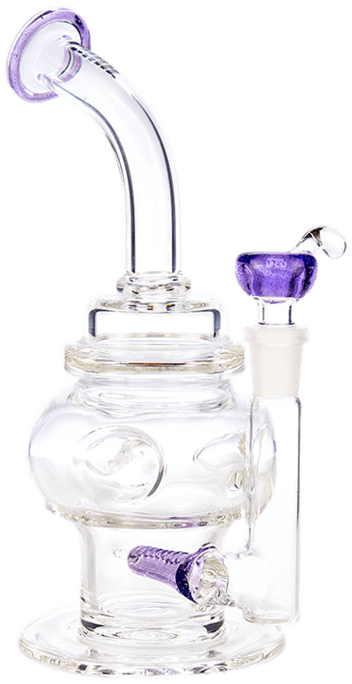 Swiss Egg Glass Bong With Inline Percolator By Purr - Sink (874x874), Png Download