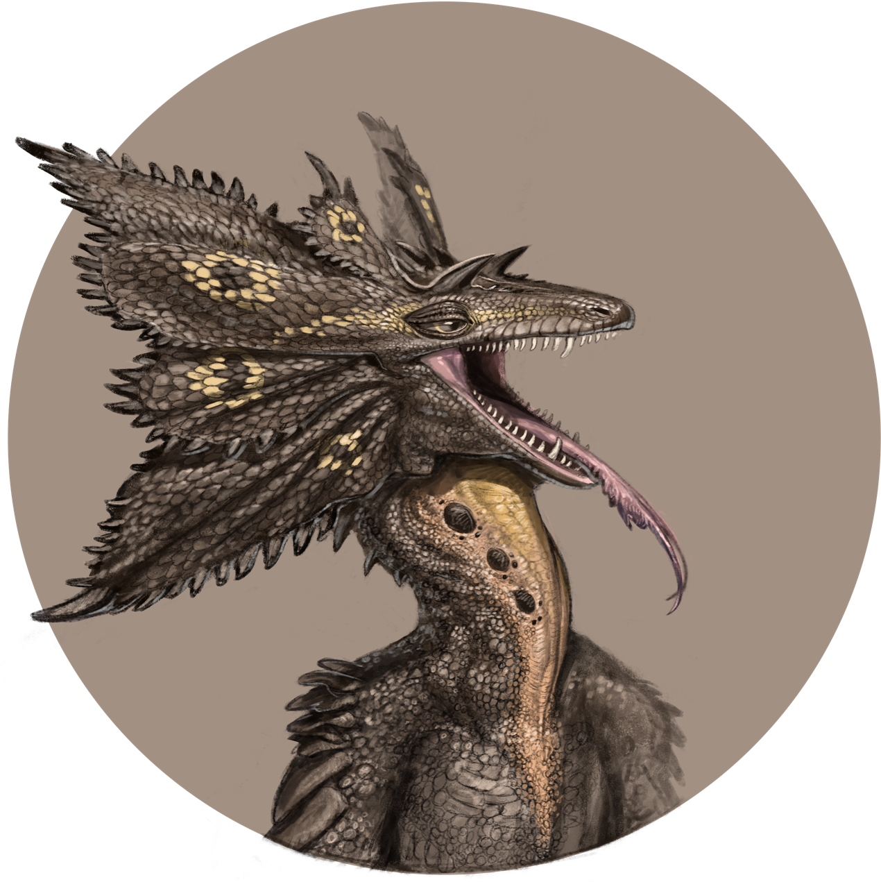 More Realistic Bust Of Cabal - Dragon (1280x1276), Png Download