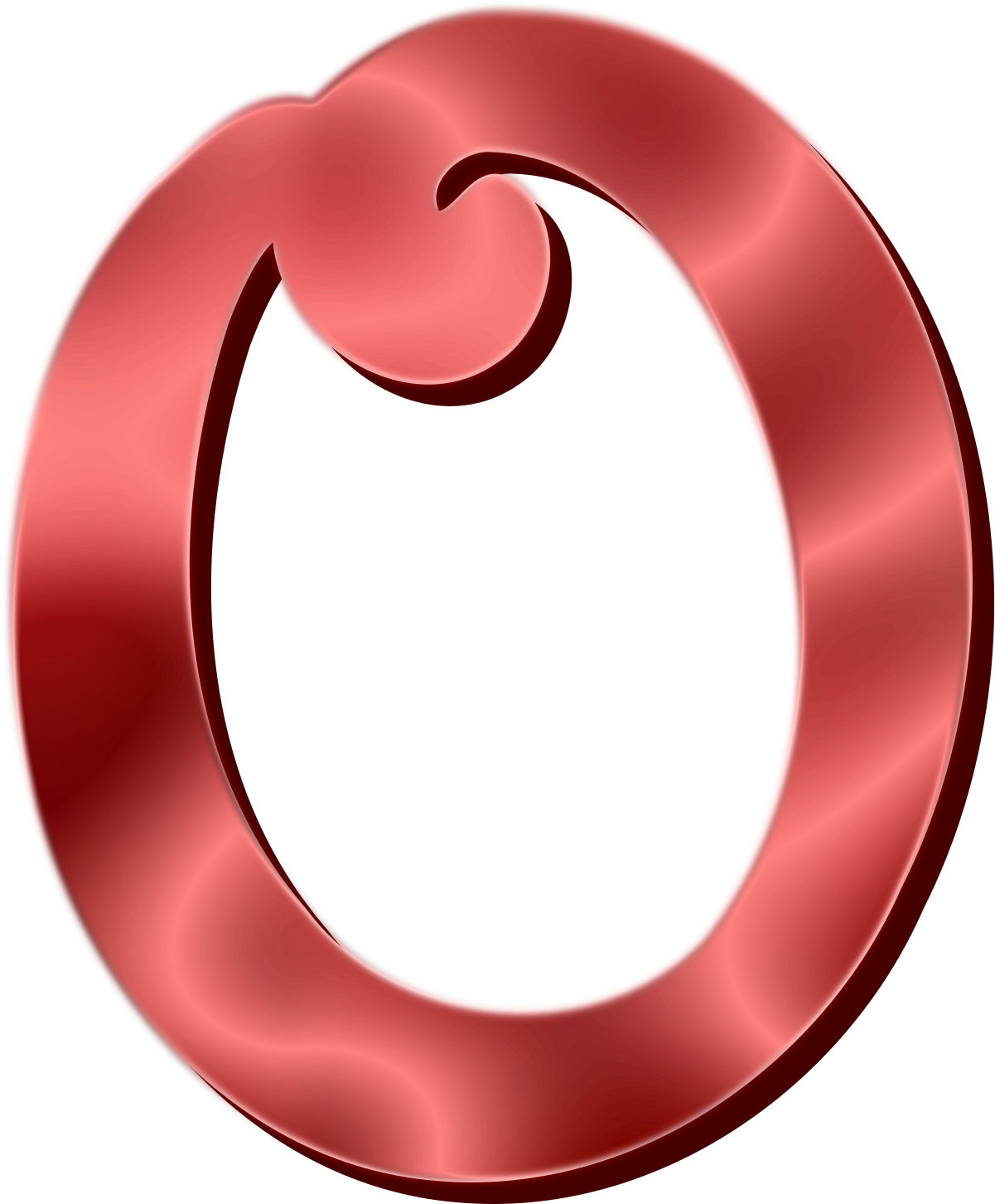 This Free Icons Png Design Of Alphabet 12, Letter O (1972x2400), Png Download