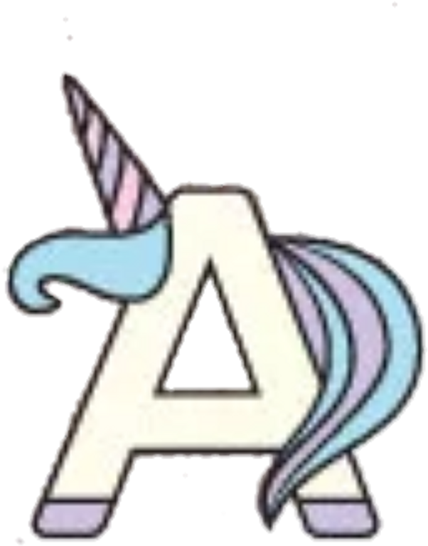 #alphabet #letters #unicornletters #letter #unicorns (1024x914), Png Download