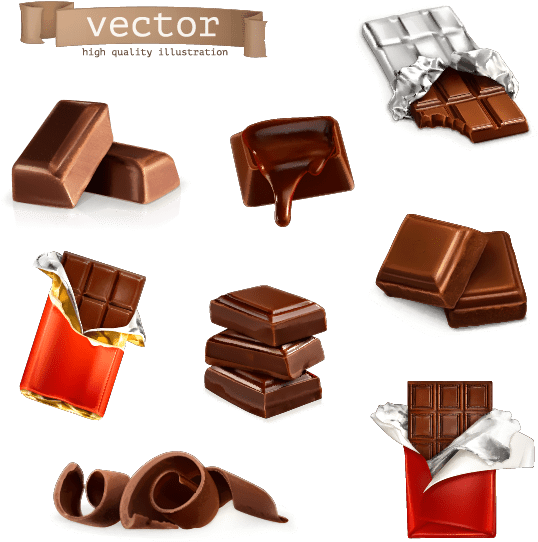 Chocolate - Chocolate Illustrations (550x573), Png Download