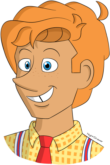 Cartoon (500x744), Png Download