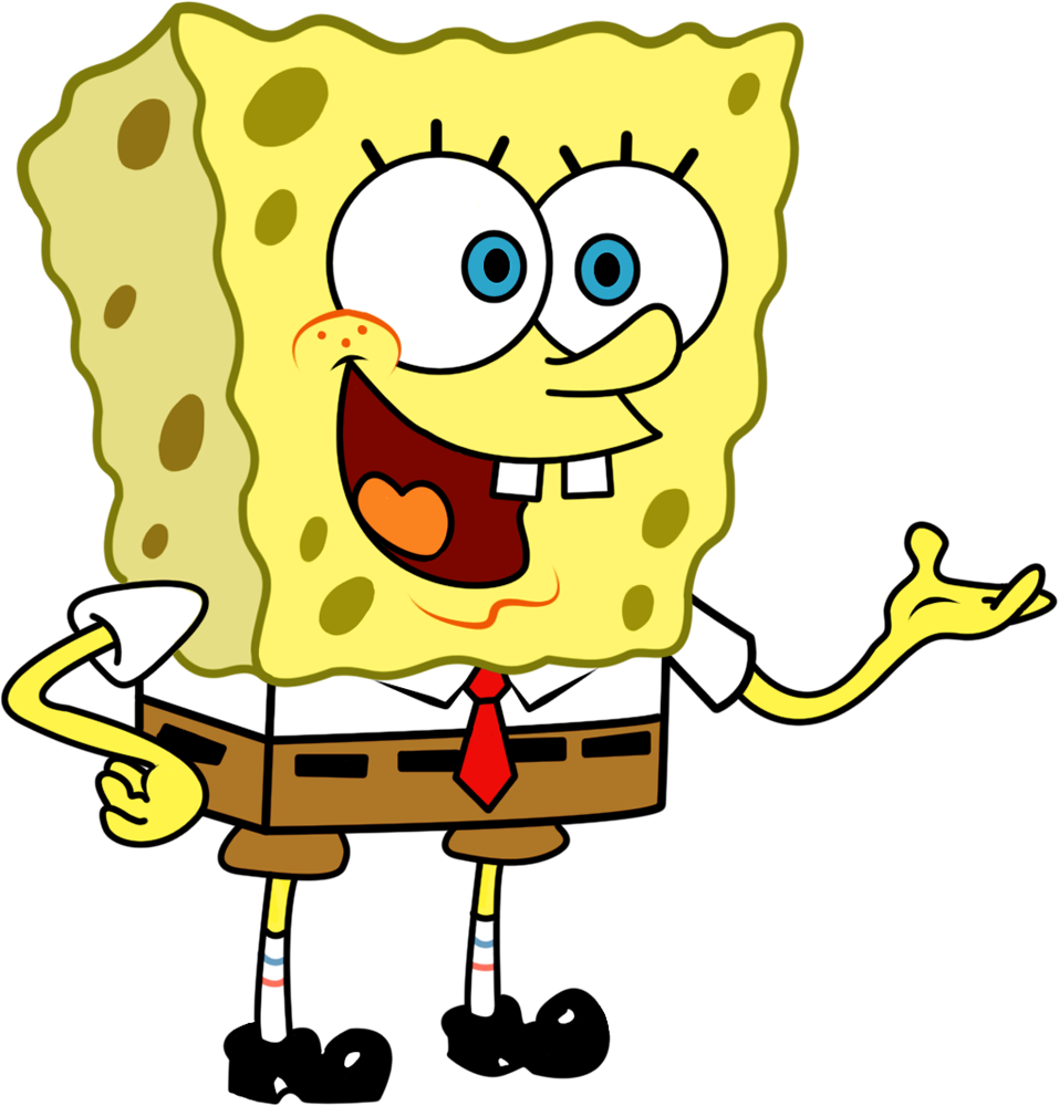 Hey, Hey Hey Here's A Few Sponge Bob Clip Arts I've - Spongebob Squarepants Vector Art (957x1000), Png Download