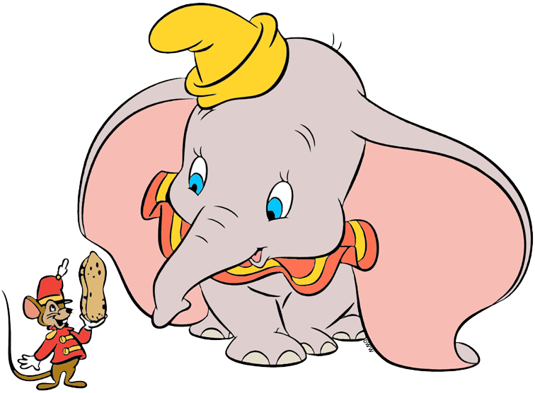 Dumbo Clip Art - Indian Elephant (756x556), Png Download