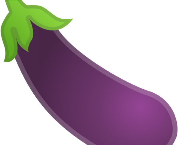 Eggplant Clipart Eggplant Emoji - Emoji Melanzana (640x480), Png Download