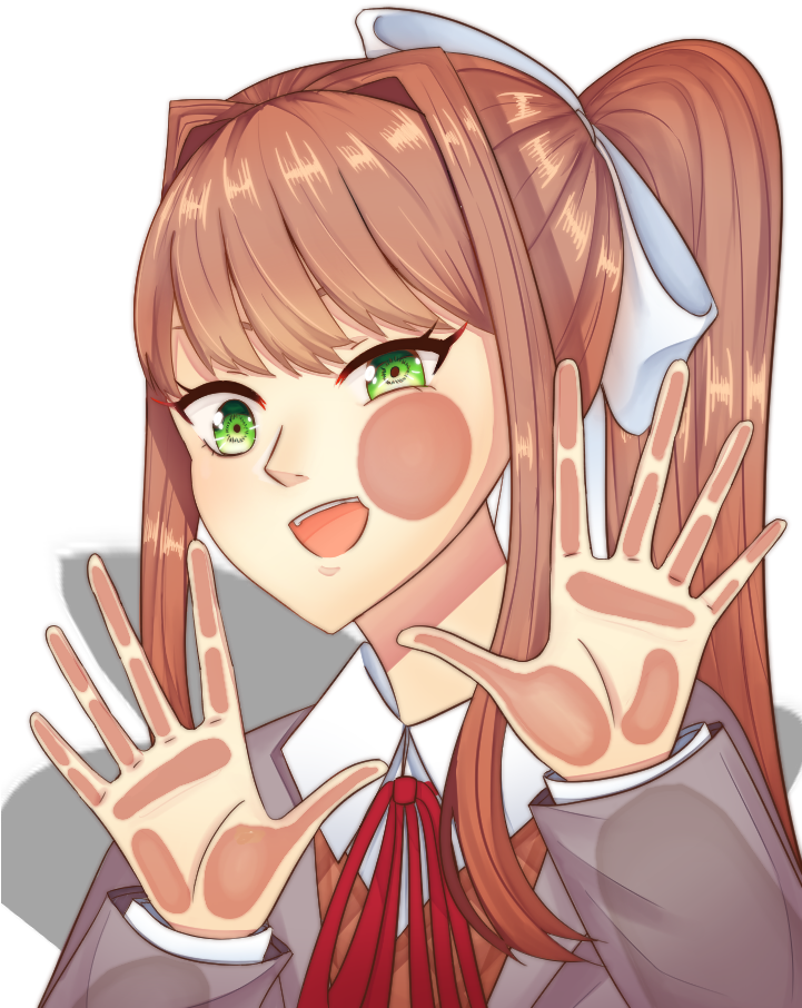 Chicken Scratch For Her 01001010 01110101 01110011 - Monika Ddlc Transparent (720x1280), Png Download