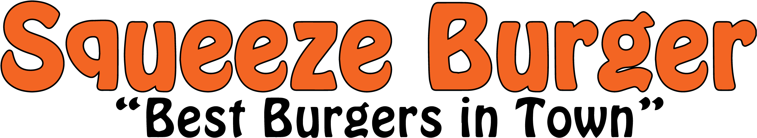 Squeeze Burger Roseville Ca - Illustration (2732x914), Png Download