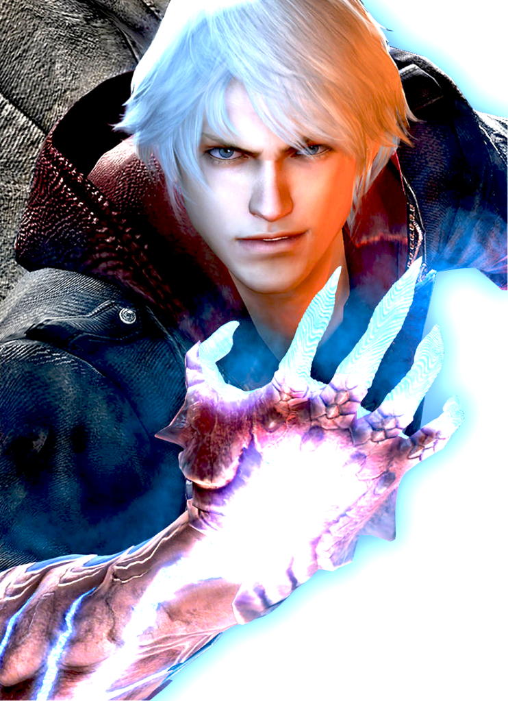 Devil May Cry 4 Dante Devil Trigger Photo - Devil May Cry 4 Dante Hd (742x1023), Png Download
