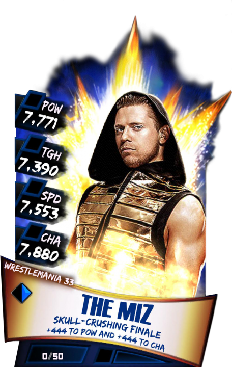 Themiz S3 14 Wrestlemania33 - Wwe Supercard Nikki Bella (456x720), Png Download