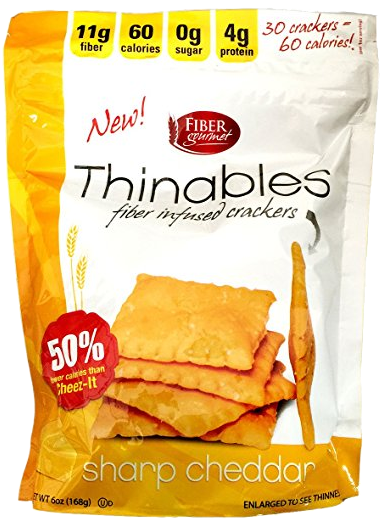 Fiber Gourmet Cheese Crackers (509x679), Png Download