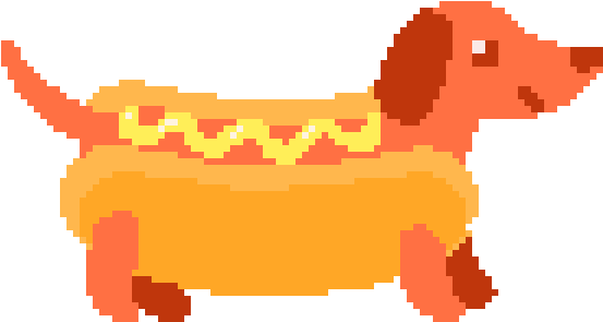 Hot Dog - Perritos De Dibujo Salchicha (600x600), Png Download