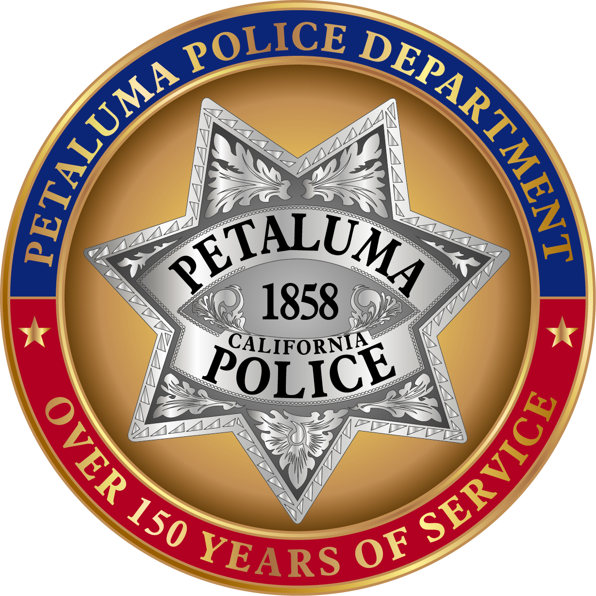 Petaluma Police Department (1228x1228), Png Download