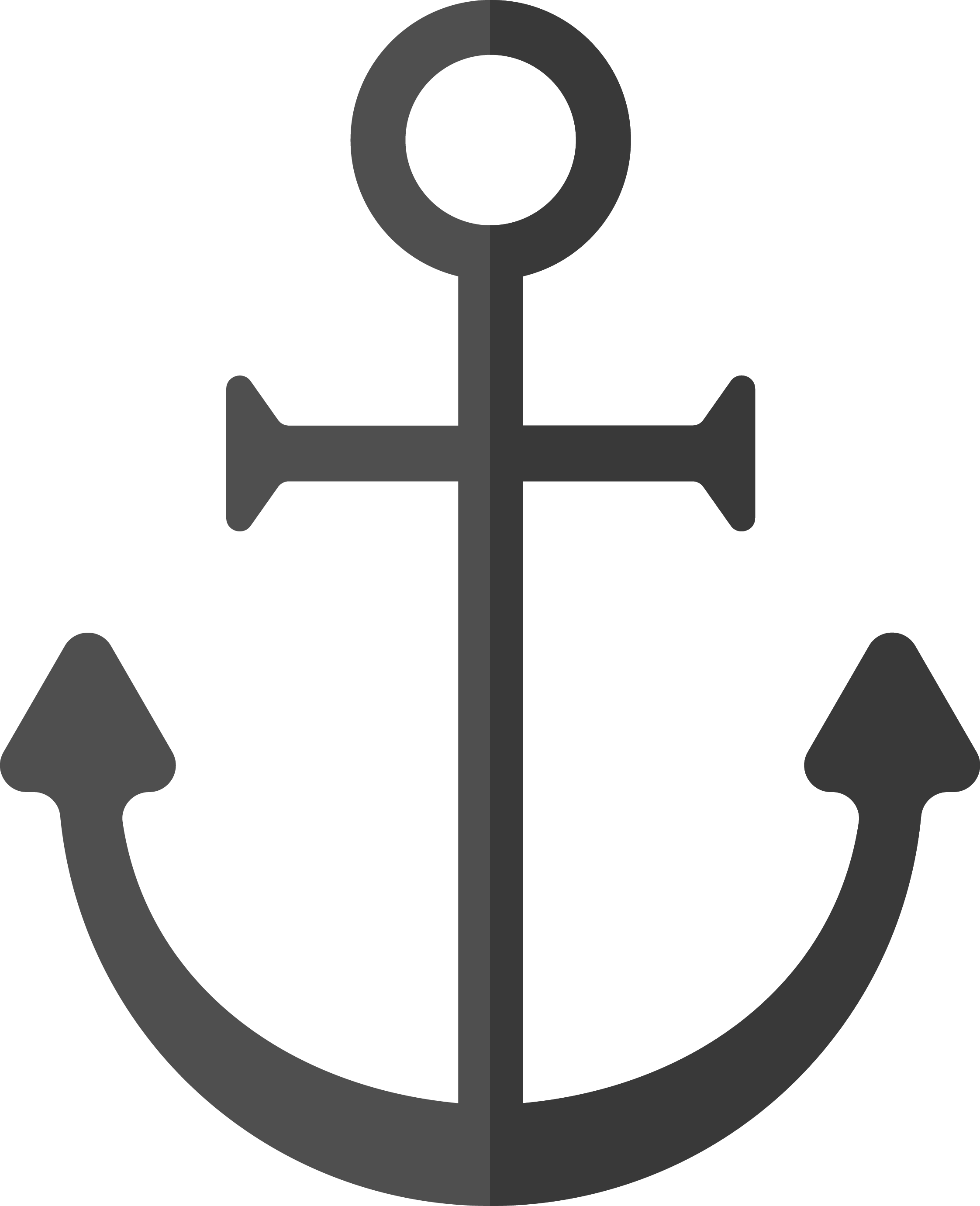 Anchor Clip Art Black And White - Çapa Sembolü Png (2244x2762), Png Download