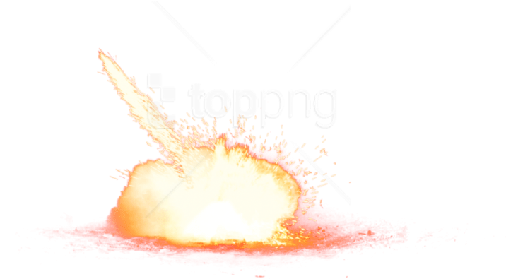 Free Png Big Explosion With Fire And Smoke Png - Night (850x479), Png Download