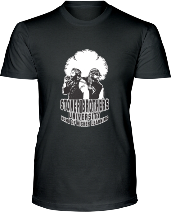 Stoner Brothers University - T-shirt (550x688), Png Download