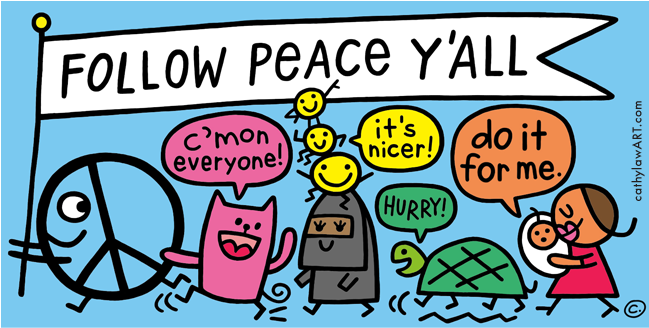 Follow Peace Finish (648x504), Png Download