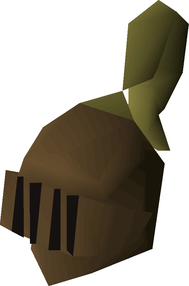 A Bronze Full Helm Is The Trimmed Version Of A Bronze - Old School Runescape Bronze Full Helm (612x928), Png Download