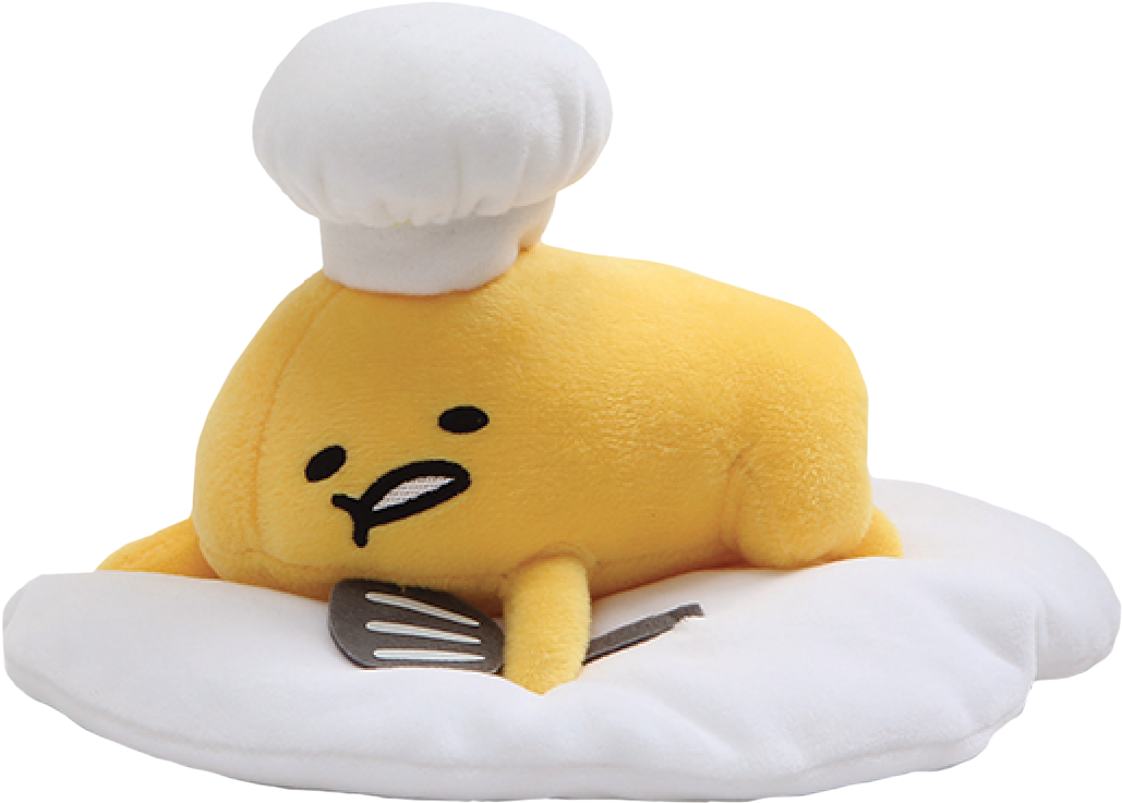 Gudetama The Lazy Egg - Gudetama Plush Chef (1100x864), Png Download