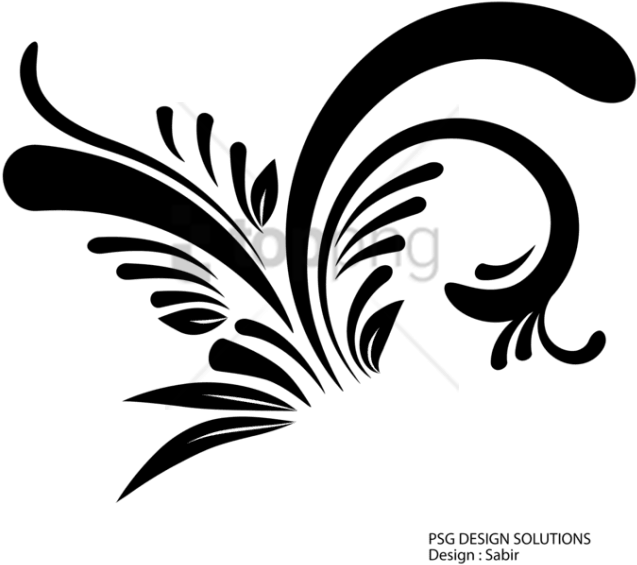 Free Png Swirl Line Design Png Png Image With Transparent - Curly Design Transparent (850x735), Png Download