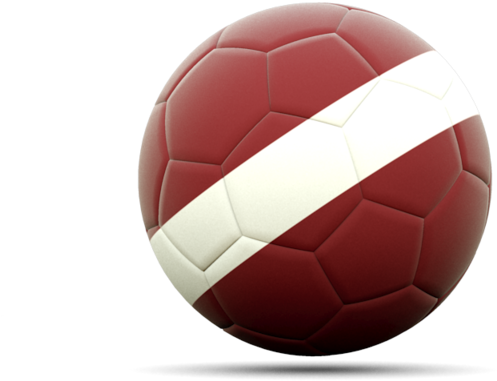 Football Icons Free Download - Latvian Football Ball (640x480), Png Download