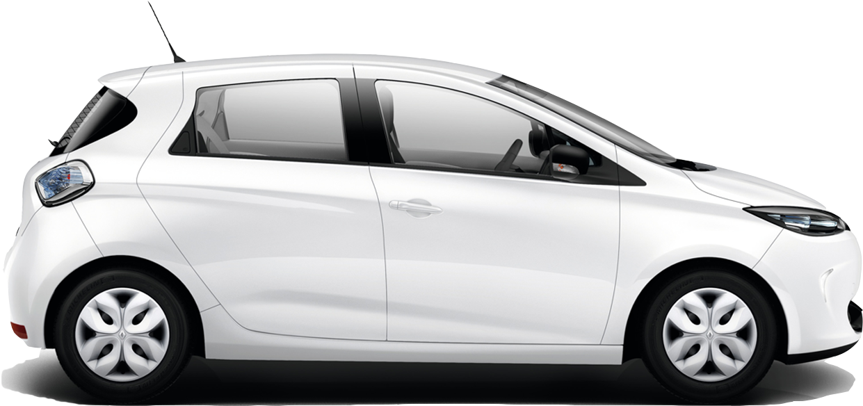 Zoe - Renault Zoe Side (2400x1000), Png Download