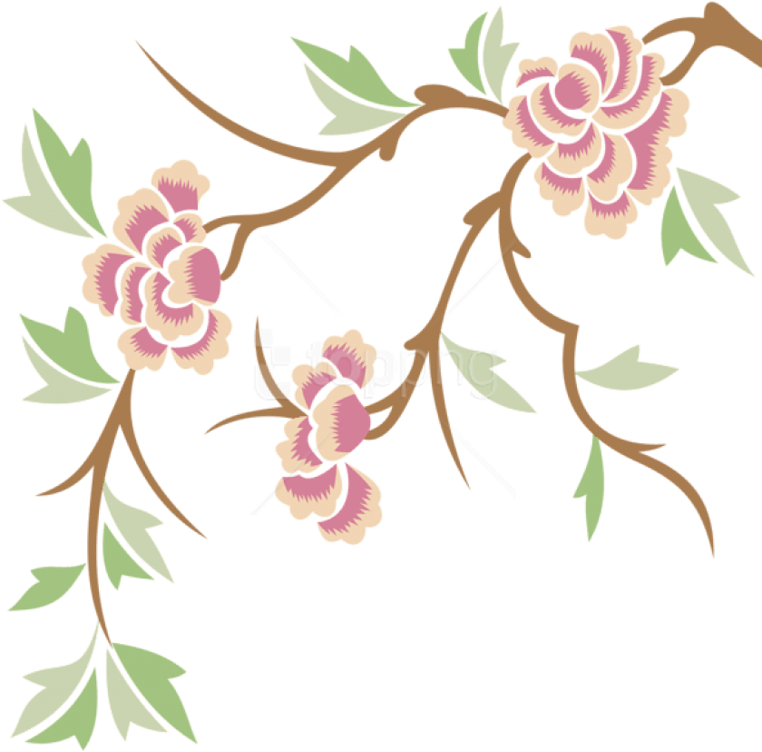 Free Png Download Floral Ornament Clipart Png Photo (850x848), Png Download