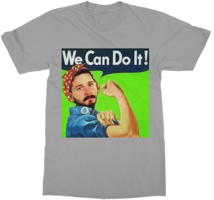 We Can Do It Meme ﻿classic Adult T-shirt - We Can Do It Poster Meme (900x900), Png Download