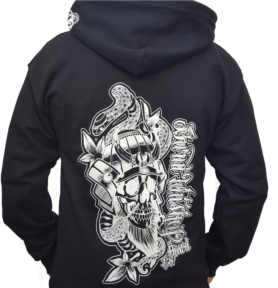 Samurai Zip Hoody (1000x1000), Png Download
