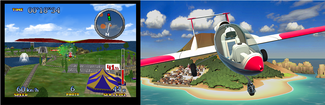 Pilotwings N64 Vs Ultrawings - Aerospace Manufacturer (1366x768), Png Download