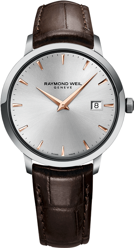 Toccata Men's Classic Brown Leather Strap Quartz Watch, - 5488 Sl5 65001 (700x859), Png Download