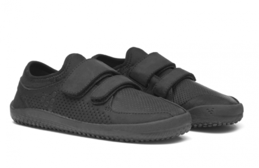 Primus Kids Black Leather Strap - Vivobarefoot Kid's Primus School (900x900), Png Download