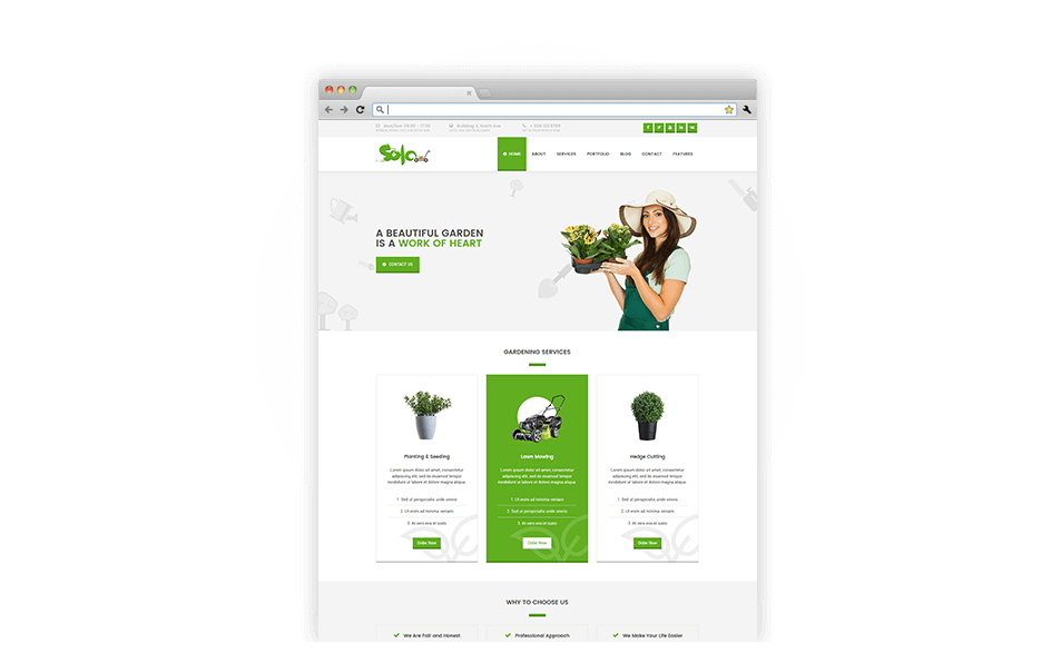 Joomla Template - Website (953x587), Png Download